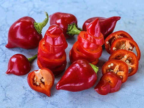 KALUGERITSA hot pepper, Organic, Heirloom, Non-Gmo B5