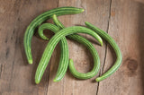 Painted Serpent, Armenian Striped Cucumber Seeds Non-GMO, Organic, Heirloom B25