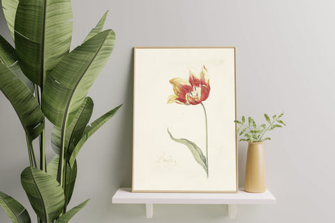 Great Tulip Book , Branson Poster,  Giclée Print -Painting by Chet Johnson Wall Art Downloadable Home Décor 8"x10"